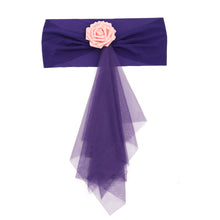 Load image into Gallery viewer, Chair Organza Bowknot for Wedding Party Birthday Banquet Events Supplies Chair Cover Sash Decoration