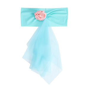 Chair Organza Bowknot for Wedding Party Birthday Banquet Events Supplies Chair Cover Sash Decoration